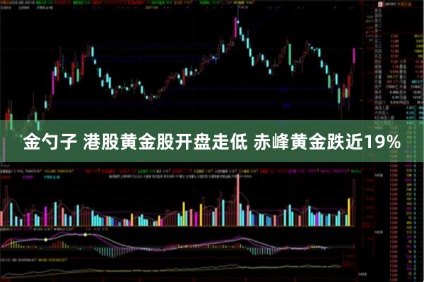 金勺子 港股黄金股开盘走低 赤峰黄金跌近19%